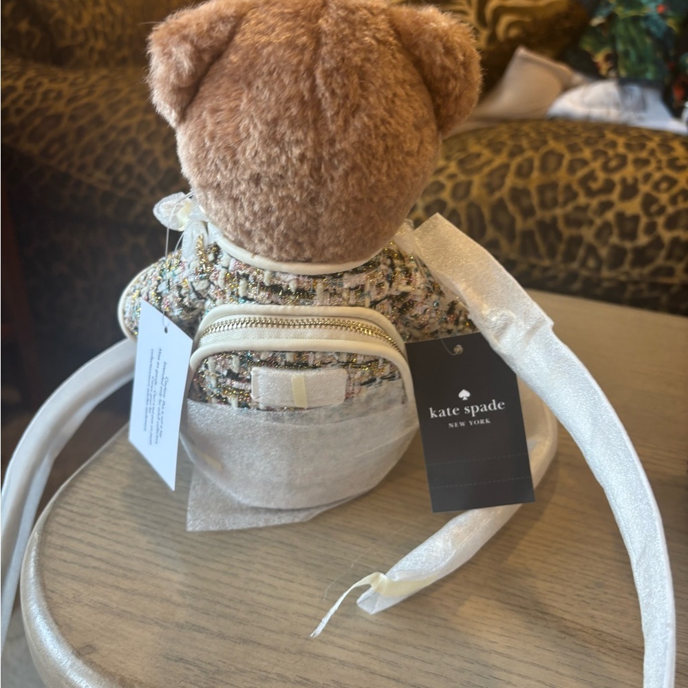 kate spade Lavender Metallic Crossbody Bag with Cream Strap - Picture 5 of 6